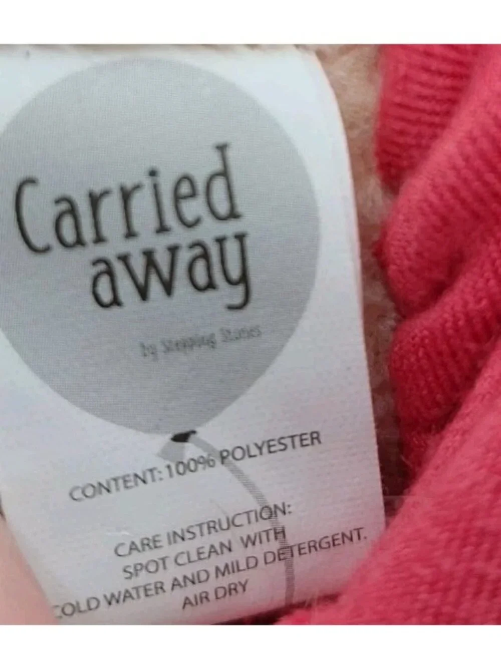 Carried Away Plush Doll by Stepping Stones Merry Dress Browm Hair